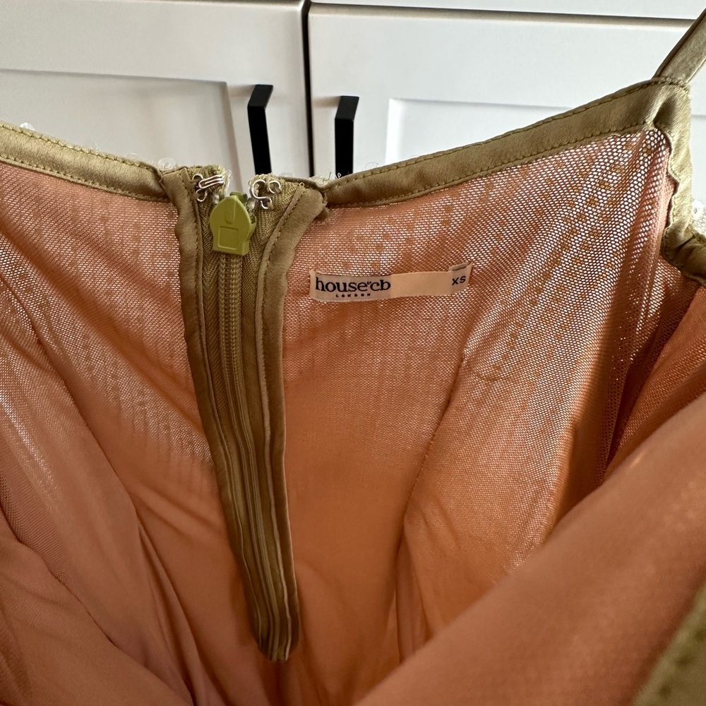 House of CB Strapless Gold Dress - Picture 13 of 15